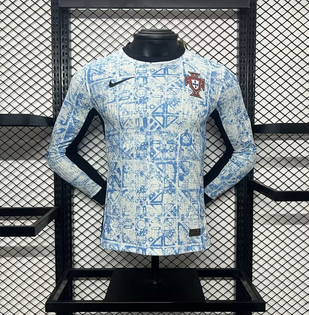 Portugal Long Sleeve Jersey – White/Blue