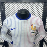 France Long Sleeve Jersey – White/Blue/Red