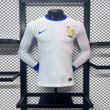 France Long Sleeve Jersey – White/Blue/Red