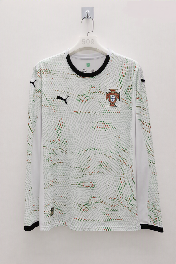 Portugal Long Sleeve Jersey – White/Multicolor